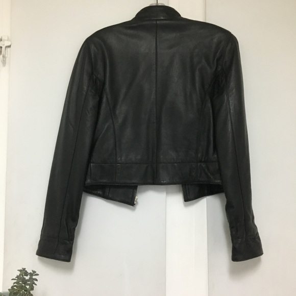 Ambition New York moto leather jacket. Zip closure - Picture 2 of 16